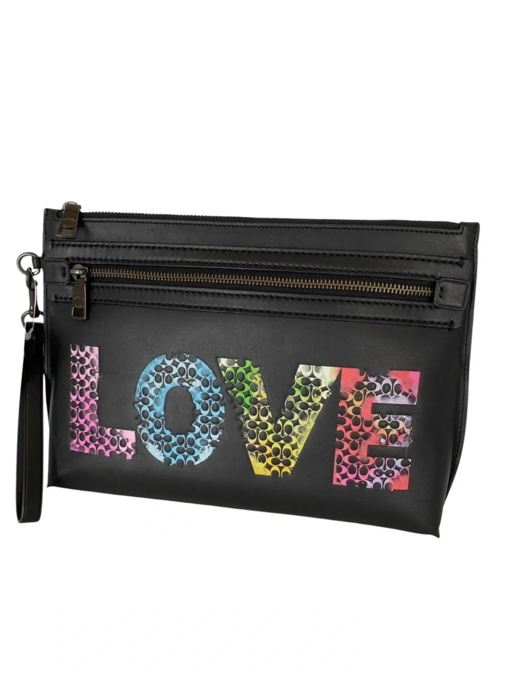Coach Love Academy Leather Clutch by Jason Naylor